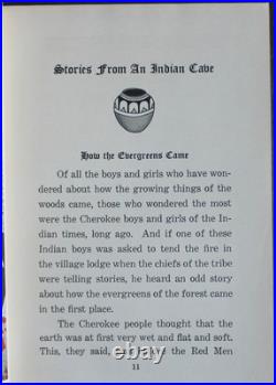Rare Antique Old Book Cherokee Native American Indian Cave Fairy Tales 1926
