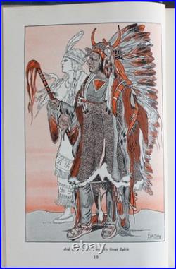 Rare Antique Old Book Cherokee Native American Indian Cave Fairy Tales 1926