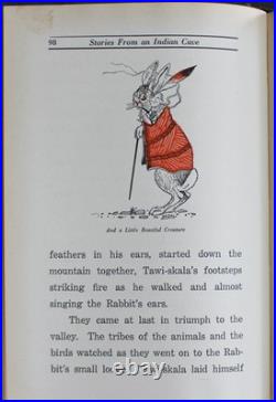 Rare Antique Old Book Cherokee Native American Indian Cave Fairy Tales 1926