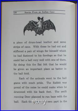 Rare Antique Old Book Cherokee Native American Indian Cave Fairy Tales 1926