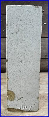 Rare Antique Pottery Tile Native American Indian Head Brick