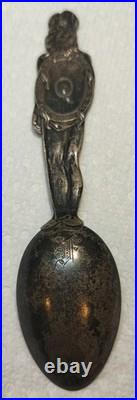 Rare Antique Sterling Co. Full-Figured Native American Circa (1890-1910)