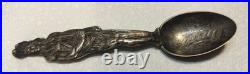 Rare Antique Sterling Co. Full-Figured Native American Circa (1890-1910)