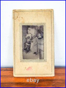 Rare Antique Tintype Native American Indian Photo Chief Photograph