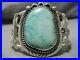 Rare-Apache-Turquoise-Vintage-Navajo-Sterling-Silver-Bracelet-Cuff-Old-01-yno