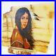 Rare-Art-Oil-Painting-of-Native-American-Indian-on-Marble-Slate-01-prs