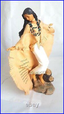 Rare Ashton Drake Native American Doll Following my Shepherd Lee Bogl Collection