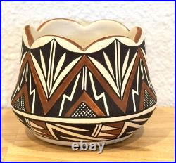 Rare B. L. (brenda) Cerno Native American Pot Pottery Acoma Pueblo New Mexico