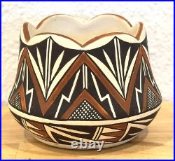Rare B. L. (brenda) Cerno Native American Pot Pottery Acoma Pueblo New Mexico