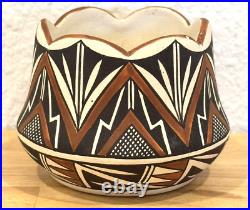 Rare B. L. (brenda) Cerno Native American Pot Pottery Acoma Pueblo New Mexico