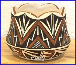 Rare B. L. (brenda) Cerno Native American Pot Pottery Acoma Pueblo New Mexico