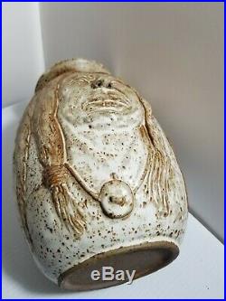 Rare Beautiful Native American Vase Portrait Sculpture By Gus Gikas! Signed 1976