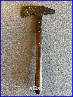 Rare Circa 1870s Native American Indian Tomahawk With Maple Handle