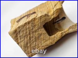 Rare Collectable Signed Tvlako Native American Style Sandstone Candle Holder