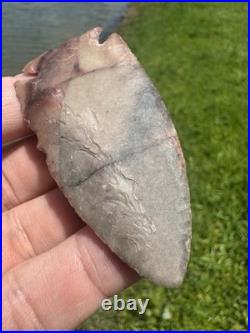 Rare Colorful Native American Arkansas Corner Notch Arrowhead Point