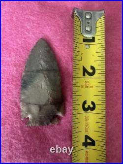 Rare Colorful Native American Arkansas Corner Notch Arrowhead Point