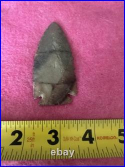 Rare Colorful Native American Arkansas Corner Notch Arrowhead Point