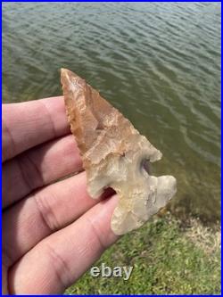 Rare Colorful Native American Thebes Point Arrowhead