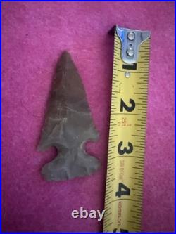 Rare Colorful Native American Thebes Point Arrowhead