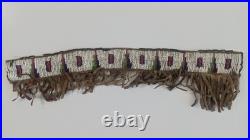Rare Crow Beaded Hair Extension Ornament 1870-1890 Forrest Fenn Collection