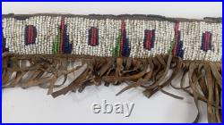 Rare Crow Beaded Hair Extension Ornament 1870-1890 Forrest Fenn Collection