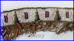 Rare Crow Beaded Hair Extension Ornament 1870-1890 Forrest Fenn Collection