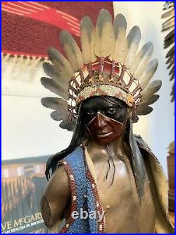 Rare Dave McGary Bronze Native American Bust