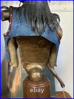 Rare Dave McGary Bronze Native American Bust