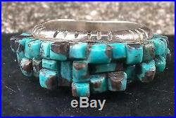 Rare David Freeland Jr Turquoise Ring Size 9
