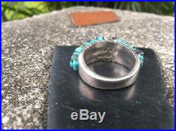 Rare David Freeland Jr Turquoise Ring Size 9
