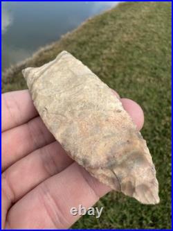 Rare Double Fluted Native American Paleo Clovis Point Arrowhead Kentucky