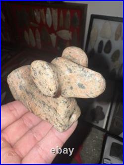 Rare Drilled Popeyed Native American Birdstone