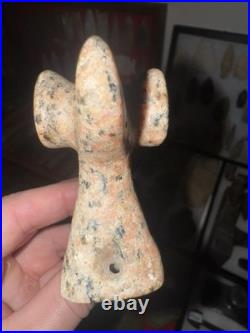 Rare Drilled Popeyed Native American Birdstone