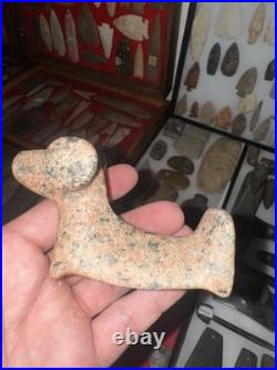 Rare Drilled Popeyed Native American Birdstone