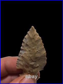 Rare E Notch Bolen Bevel Georgia Florida DeepSouth Authentic Artifacts Arrowhead