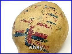 Rare Early Native American Artifact Bladder/Rawhide Ceremonial Shayman Rattle