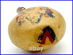 Rare Early Native American Artifact Bladder/Rawhide Ceremonial Shayman Rattle