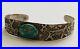 Rare-Early-Navajo-Fred-Harvey-Era-Turquoise-Sterling-Silver-Cuff-Bracelet-925-01-lhl