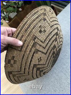 Rare Early Southwestern Native American Indian Basket Tray 17.5