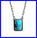 Rare-Egyptian-Turquoise-Bar-Necklace-19-Long-Navajo-Made-Sterling-Silver-01-me