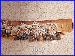 Rare Find! Awesome Older Native American Yaqui Ceremony Dance Belt Handmade