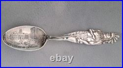 Rare Full Body Native American Sterling Silver Spoon Heart Of Detroit. Free Ship