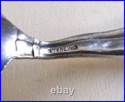 Rare Full Body Native American Sterling Silver Spoon Heart Of Detroit. Free Ship