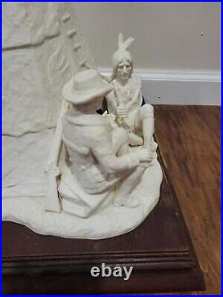 Rare Goebel Passing The Peace Pipe Between Indian And White Man Ltd Ed 241/400
