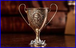 Rare Gorham Sterling Silver Antique Golf Trophy Cup Native American Indian Chief