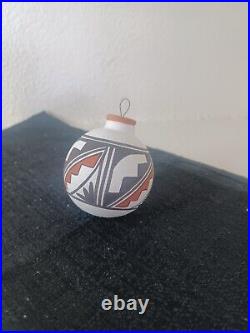 Rare Handmade Native American Hand Coiling ornament by Myron Sarracino