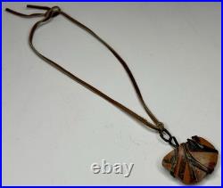Rare Handmade Necklace with Prehistoric Ancestral Native American Pottery Shard
