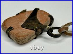 Rare Handmade Necklace with Prehistoric Ancestral Native American Pottery Shard