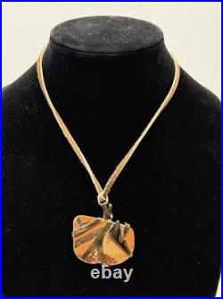Rare Handmade Necklace with Prehistoric Ancestral Native American Pottery Shard