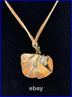 Rare Handmade Necklace with Prehistoric Ancestral Native American Pottery Shard